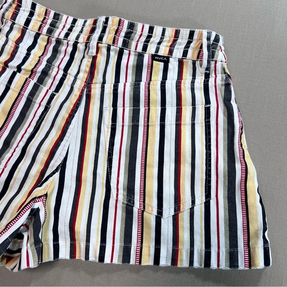 RVCA Chill Wave Striped Shorts Women’s XS | Retro Surf Skate Summer - Picture 8 of 12